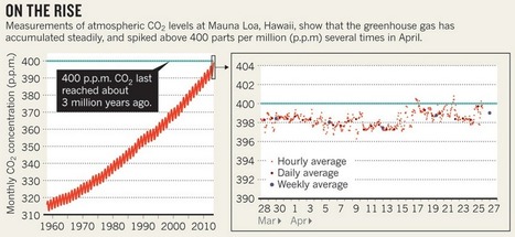 Global carbon dioxide levels near worrisome milestone: CO2 will soon surpass 400 ppm! | Amazing Science | Scoop.it