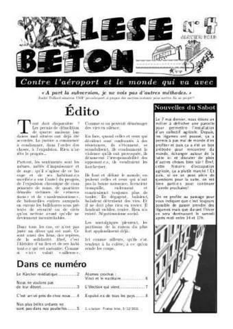 Lèse Béton n° 4 - Zone A Défendre | ACIPA | Scoop.it