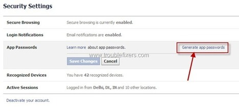 Improve Facebook Account Security By Setting Up App Passwords [Step By Step Guide] | Really interesting recipes | Scoop.it