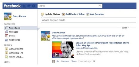 How to embed PowerPoint presentations on your Facebook Wall? | Time to Learn | Scoop.it