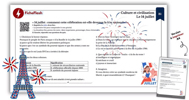 Fête Nationale du 14 juillet B1 | POURQUOI PAS... EN FRANÇAIS ? | Scoop.it