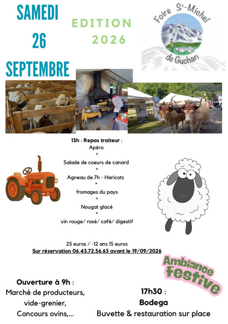 Mois du Patrimoine 2026 en vall&eacute;es d'Aure et du Louron : Foire Saint-Michel &agrave; Guchan le 26 septembre | Vall&eacute;es d'Aure & Louron - Pyr&eacute;n&eacute;es | Scoop.it