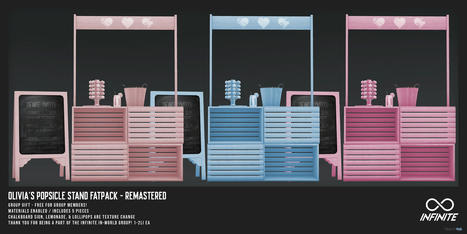 Olivia&rsquo;s Popsicle Stand Fatpack August 2022 Group Gift by Infinite | Teleport Hub - Second Life Freebies | Second Life Freebies | Scoop.it