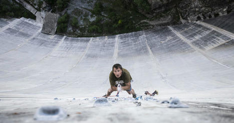 Une voie d’escalade ancrée dans la verticalité du barrage d’Emosson | No limite | Scoop.it