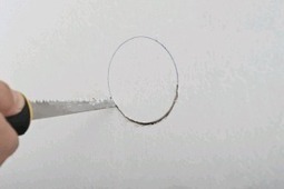 How to cut a round hole in drywall | Carport plans | Scoop.it