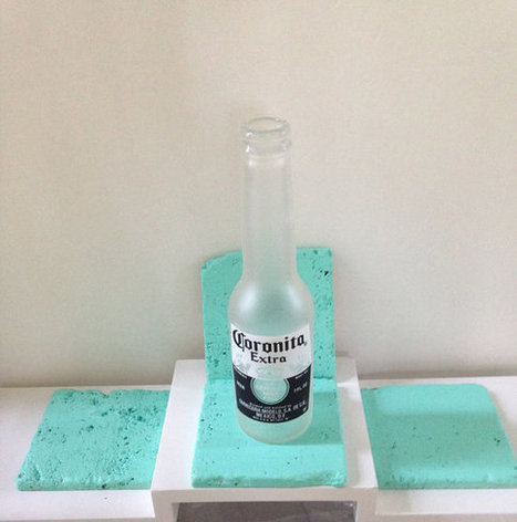 Turquoise coasters, tumbled tile seacoast natural stone tropical beach home decor aqua by ilPiccoloGiardino | Backyard Barbecues, Cookouts, tailgating ideas | Scoop.it