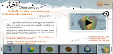 Ressources p&eacute;dagogiques innovantes en 3D, sur les sciences de la Terre @Geosciences3D #EcoleNumerique | E-learning | Scoop.it