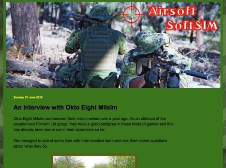 An Interview with Okto Eight Milsim - Airsoft SoftSIM Blog | Thumpy's 3D House of Airsoft™ @ Scoop.it | Scoop.it