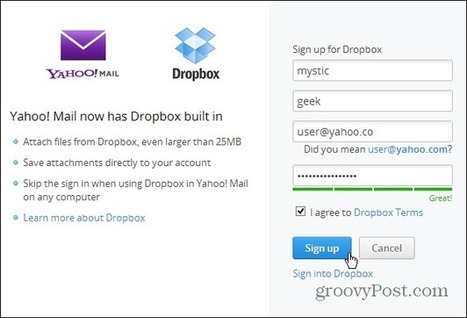Send Large Files in Yahoo Mail with Dropbox | Time to Learn | Scoop.it