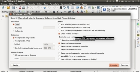 LibreOffice: Crear PDF rellenable o editable | Las TIC en el aula de ELE | Scoop.it