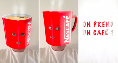 Pour son arrivée sur Snapchat, Nescafé crée un filtre amusant qui vous transforme en mug | Pratiques et tendances en communication visuelle | Scoop.it