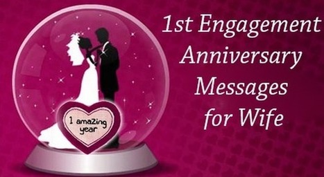 Happy 1st Engagement Anniversary Status For