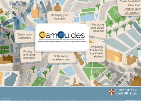 CamGuides: an information and digital essentials course for taught Master's students | Information and digital literacy in education via the digital path | Scoop.it