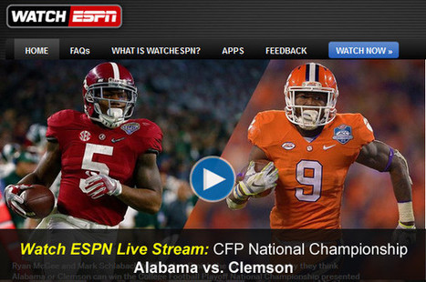 Clemson Vs Alabama Live Stream Streaming On