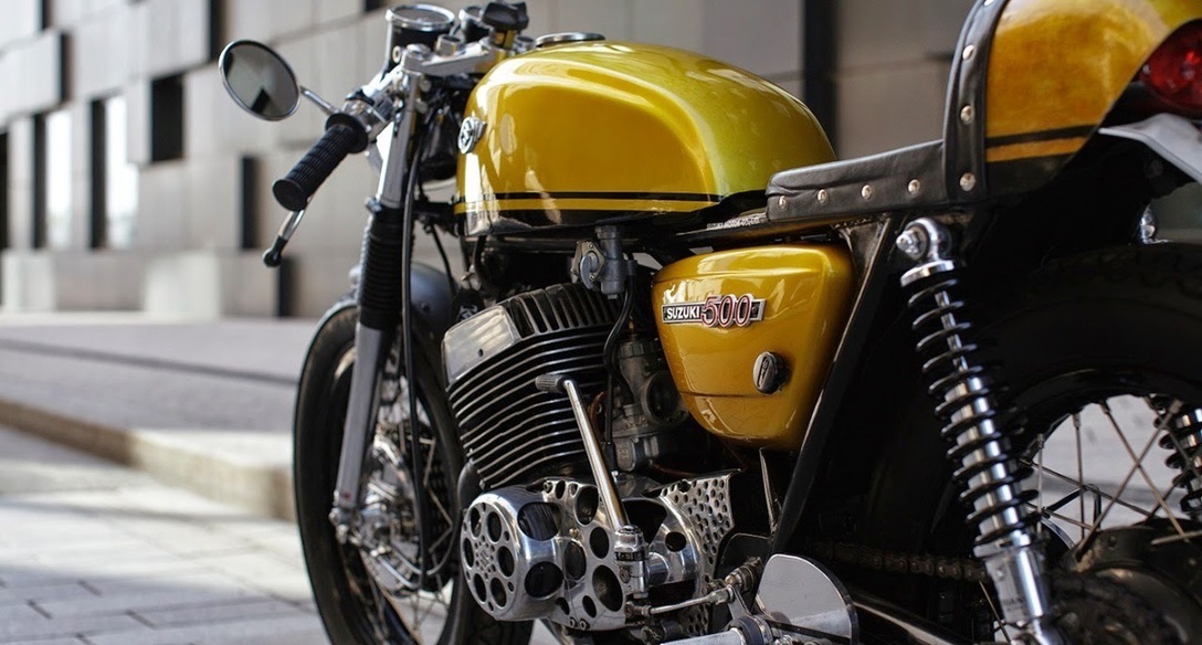 Suzuki T500 Cafe Racer - Grease n Gasoline | Ca...