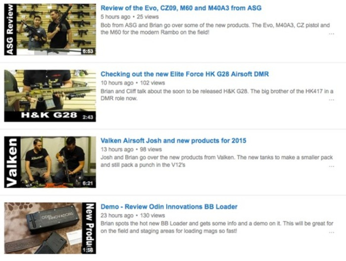 NEW REVIEWS from Team Blacksheep762 - Videos on YouTube | Thumpy's 3D House of Airsoft™ @ Scoop.it | Scoop.it