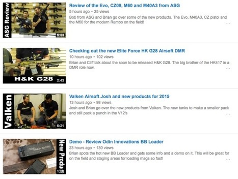 NEW REVIEWS from Team Blacksheep762 - Videos on YouTube | Thumpy's 3D House of Airsoft™ @ Scoop.it | Scoop.it
