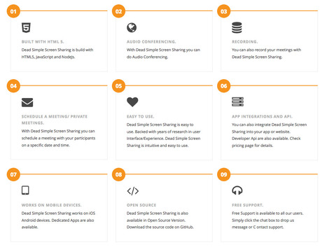Free Screen Sharing and Online Meetings | Dead Simple Screen Sharing | DIGITAL LEARNING | Scoop.it