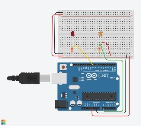 Light Sensor (Photoresistor) With Arduino in Tinkercad: 5 Steps (with Pictures) | tecno4 | Scoop.it