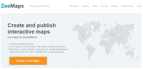 Map creator online to make a map with multiple color pins and regions | Time to Learn | Scoop.it