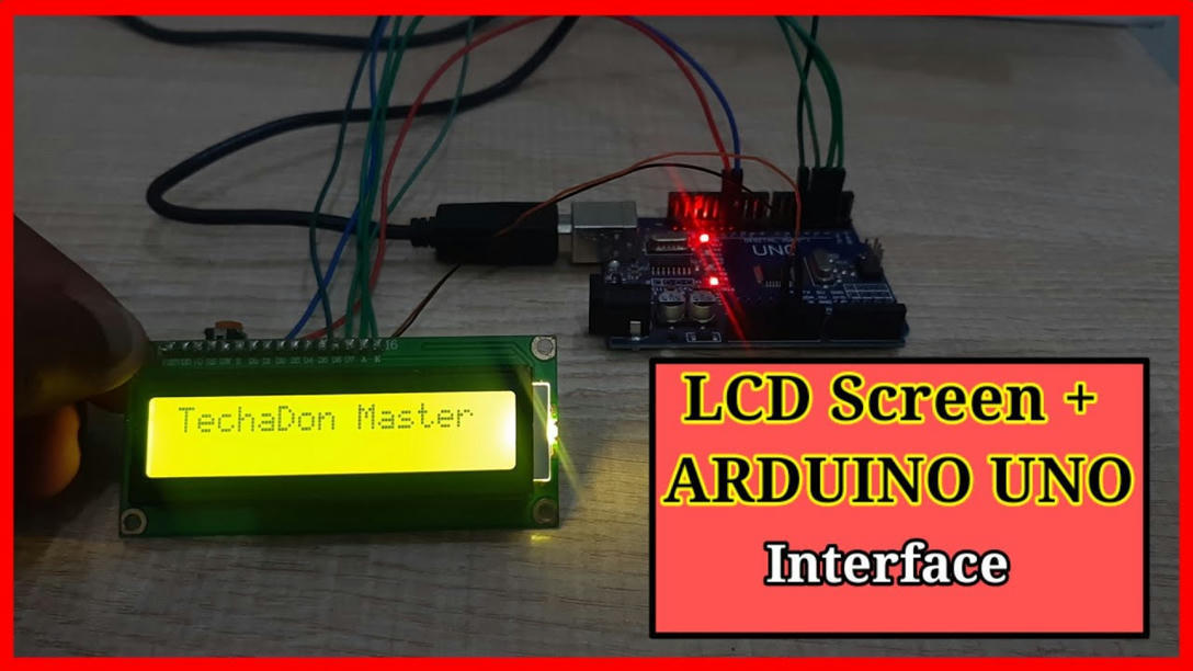 How to interface 16x2 LCD Display/Screen with A...