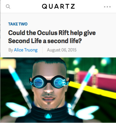 Could the Oculus Rift help give Second Life a second life? | Augmented, Alternate and Virtual Realities in Education | Scoop.it