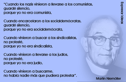 Recordando el célebre poema "Cuando los nazis vinieron por los comunistas" | Religiones. Una visión crítica | Scoop.it