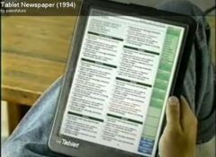 L'iPad, une nouveauté  ? Non, un concept déjà vu en 1994, une vidéo étonnante | Technologie Au Quotidien | Scoop.it