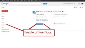 How to Enable Offline Use of Google Documents | e-commerce & social media | Scoop.it