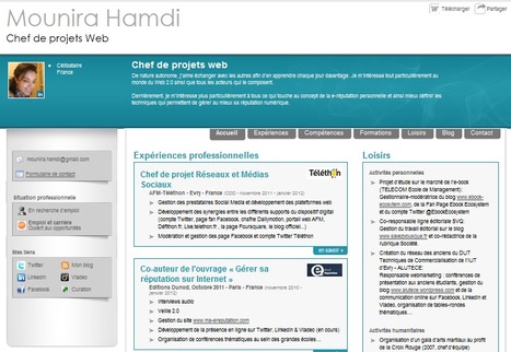 Mounira Hamdi - CV | Mounira Hamdi | Scoop.it