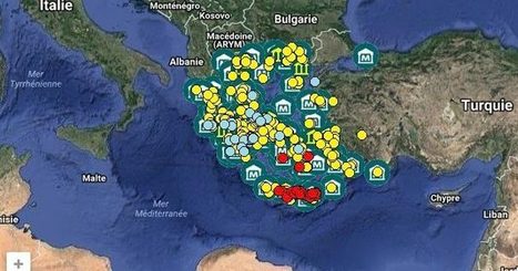Carte des sites et musées archéologiques de la Grèce antique - Arrête ton char | Net-plus-ultra | Scoop.it