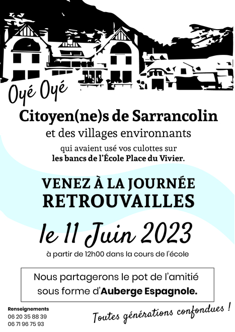Journée retrouvailles de l'Ecole de Sarrancolin le 11 juin | Vallées d'Aure & Louron - Pyrénées | Scoop.it