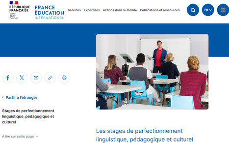 Stages de perfectionnement linguistique, culturel et pédagogique 2026  | Veille Éducative - L'actualité de l'éducation en continu | Scoop.it