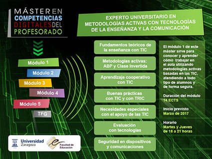 Master Propio en Competencias Digitales del Profesorado – Máster TIC Competencias Digitales | #TRIC para los de LETRAS | Scoop.it