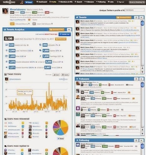 Cómo preparar un informe de una cuenta de Twitter (y 4 herramientas gratuitas) | TIC & Educación | Scoop.it