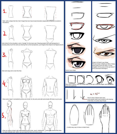 Male+Female Bodies | Drawing References and Resources | Scoop.it