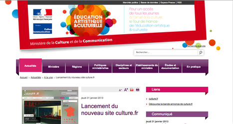 Lancement du nouveau site culture.fr | Library & Information Science | Scoop.it