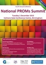 National PROMs Summit 2015 - Healthcare Conferences UK | EQ-5D | Scoop.it
