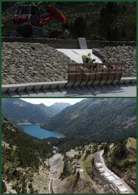 Travaux d'étanchéité sur le barrage d'Aubert | Vallées d'Aure & Louron - Pyrénées | Scoop.it