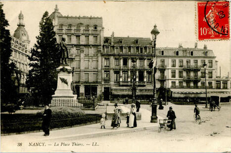 Nancy, d'hier à aujourd'hui, place Thiers | nancy-focus.com | Nancy, Lorraine | Scoop.it
