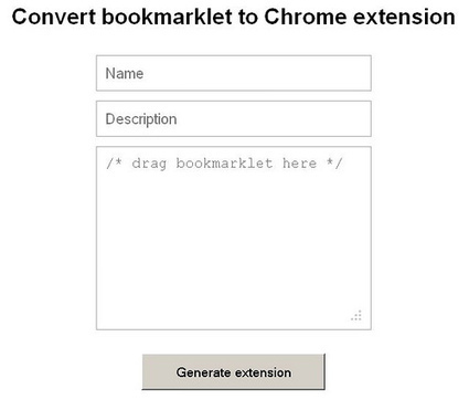 freeware licence logiciel gratuit: Logiciel gratuit en ligne 2014 pour convertir un Bookmarklet en extension Chrome | Logiciel Gratuit Licence Gratuite | Scoop.it