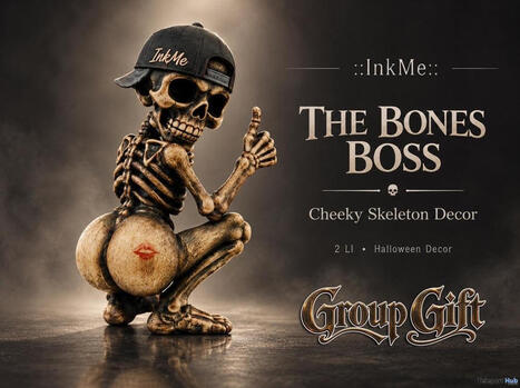 The Bones Boss October 2026 Group Gift by InkMe | Teleport Hub - Second Life Freebies | Second Life Freebies | Scoop.it
