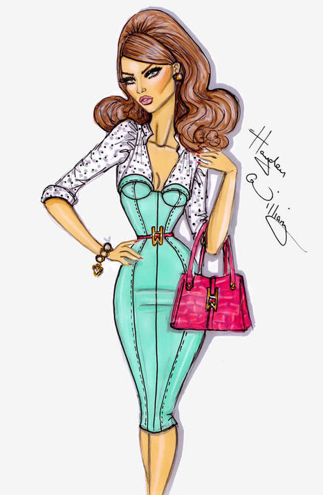 12 Stunning Fashion Sketches by Hayden Williams | Best of Design Art, Inspirational Ideas for Designers and The Rest of Us | Scoop.it
