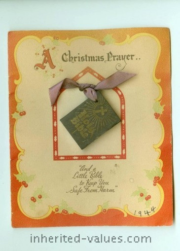 Miniature Bibles On Greeting Cards | Antiques & Vintage Collectibles | Scoop.it