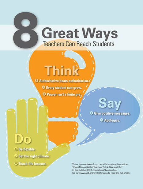 Educational Leadership:Students Who Challenge Us:Eight Things Skilled Teachers Think, Say, and Do | iGeneration - 21st Century Education (Pedagogy & Digital Innovation) | Scoop.it