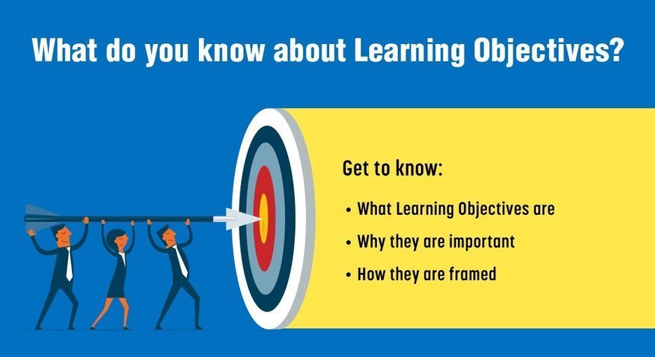 Learning Objectives: Let’s get to know th...