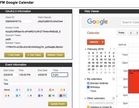 FileMaker Google Calendar Integration | DB Services - FileMakerProGurus | Learning Claris FileMaker | Scoop.it