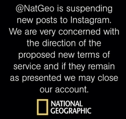 Instagram Boycott Now Includes National Geographic And Anonymous | Forbes | Public Relations & Social Marketing Insight | Scoop.it