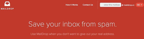 Maildrop.cc ton mail sans création de compte (pour le spam) | Time to Learn | Scoop.it