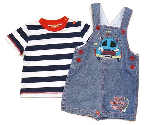 unisex baby dungarees